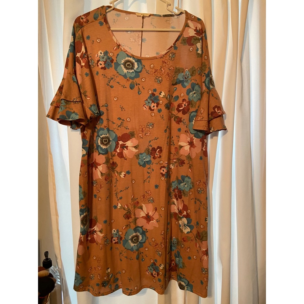 Floral Tshirt Dress